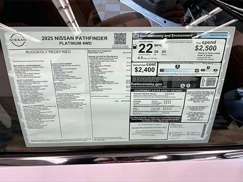 New 2025 Nissan Pathfinder Platinum image 39