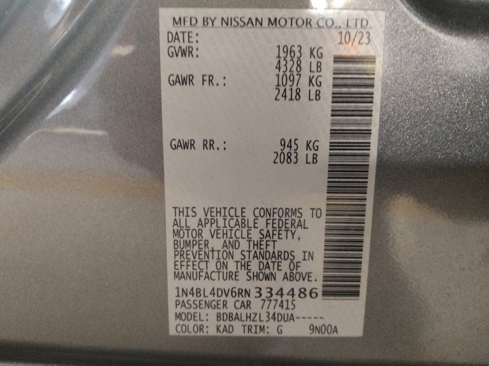Used 2024 Nissan Altima 2.5 SV FWD image 33