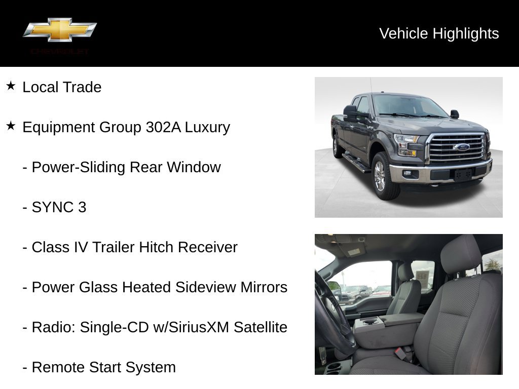 Used 2016 Ford F150 XLT w/ Equipment Group 302A Luxury AWD/4WD image 18