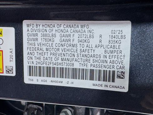 Used 2025 Honda Civic Sport image 23