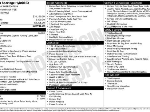 Certified 2023 Kia Sportage EX image 14