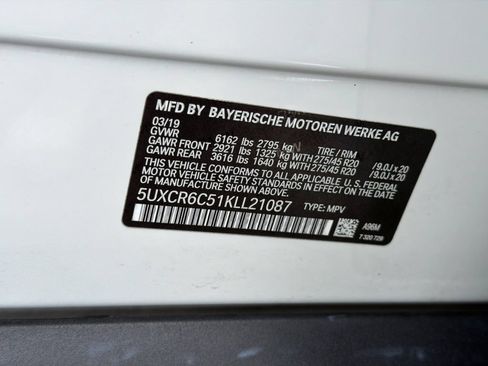 Used 2019 BMW X5 xDrive40i w/ Luxury Seating Package AWD/4WD image 16