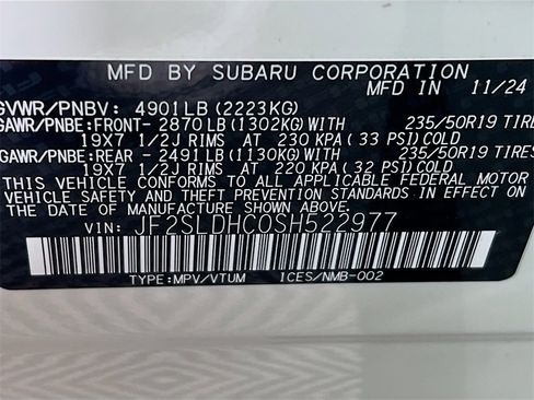 Certified 2025 Subaru Forester Sport w/ Popular Package #1 image 29