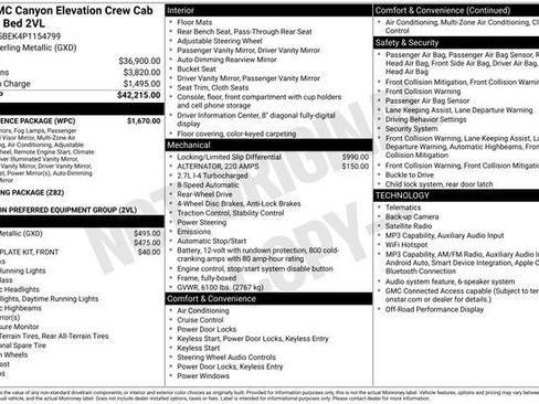 Used 2023 GMC Canyon Elevation w/ Convenience Package RWD image 12