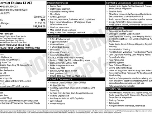 New 2026 Chevrolet Equinox LT AWD/4WD image 3