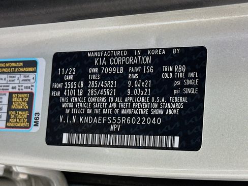 Used 2024 Kia EV9 GT-Line AWD/4WD image 12