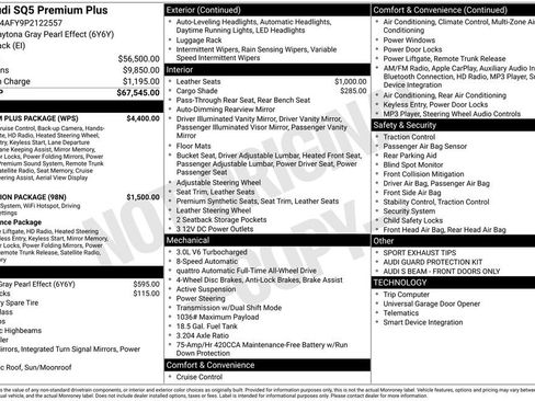 Used 2023 Audi SQ5 Premium Plus w/ Premium Plus Package image 3