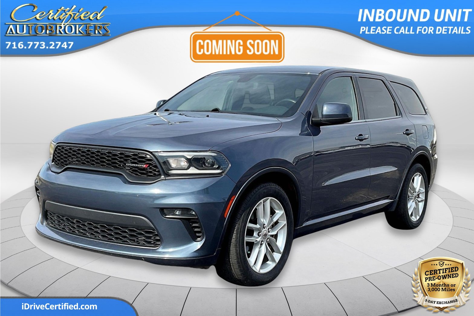Used 2021 Dodge Durango GT AWD/4WD image 1