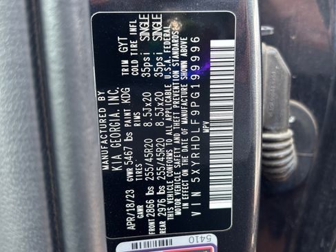 Certified 2023 Kia Sorento X-Line EX AWD/4WD image 10