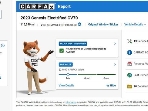 Used 2023 Genesis Electrified GV70 w/ Prestige Package AWD/4WD image 36