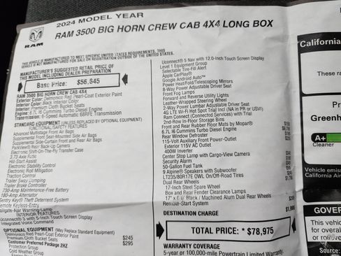 Used 2024 RAM 3500 Big Horn w/ Night Edition image 50