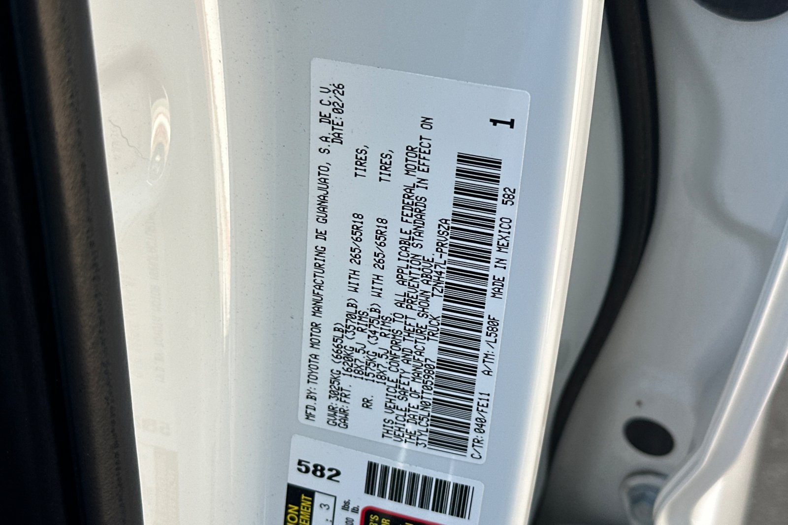 Certified 2026 Toyota Tacoma TRD Sport AWD/4WD image 56