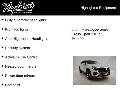 Used 2025 Volkswagen Atlas Cross Sport SE image 16