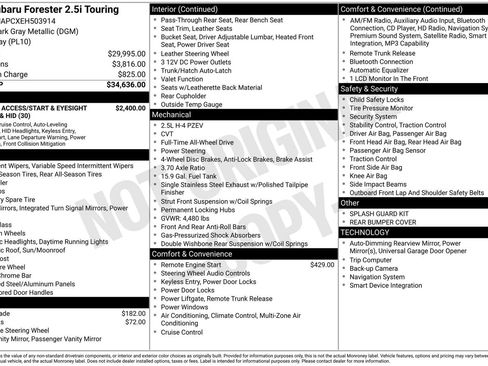 Used 2014 Subaru Forester 2.5i Touring image 3