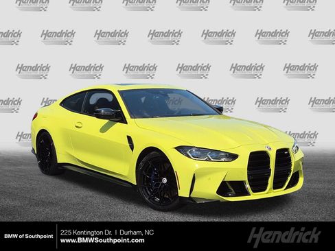 Used 2022 BMW M4 Coupe w/ Executive Package RWD image 1