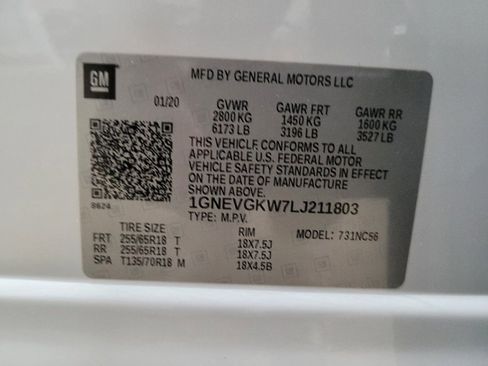 Used 2020 Chevrolet Traverse LT w/ Driver Confidence II Package AWD/4WD image 33