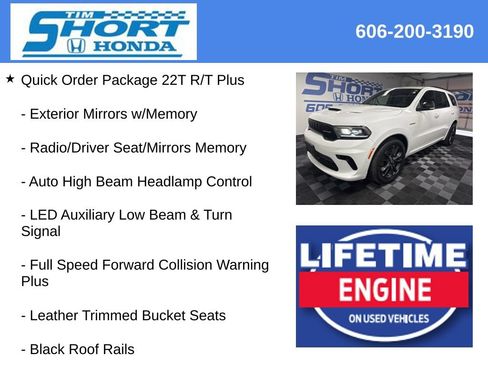 Used 2025 Dodge Durango R/T w/ Blacktop Package AWD/4WD image 13