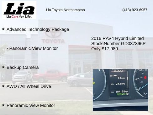 Used 2016 Toyota RAV4 Limited AWD/4WD image 7