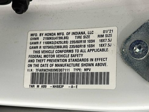 Certified 2021 Honda CR-V EX-L image 27