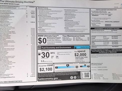 New 2026 BMW M440i Coupe w/ Premium Package image 20