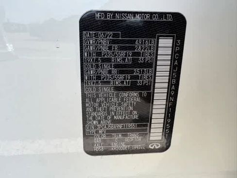 Used 2022 INFINITI QX50 Luxe FWD image 22