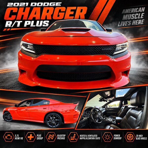 Used 2021 Dodge Charger R/T w/ Plus Group RWD image 10