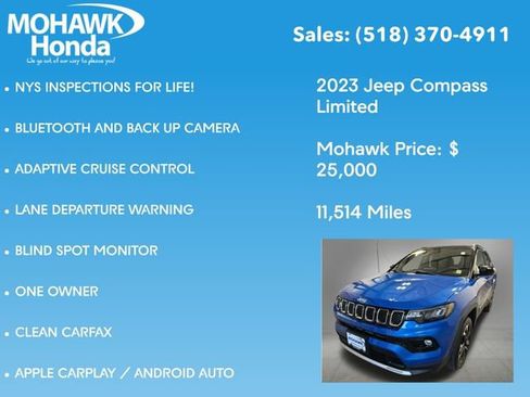 Used 2023 Jeep Compass Limited AWD/4WD image 7