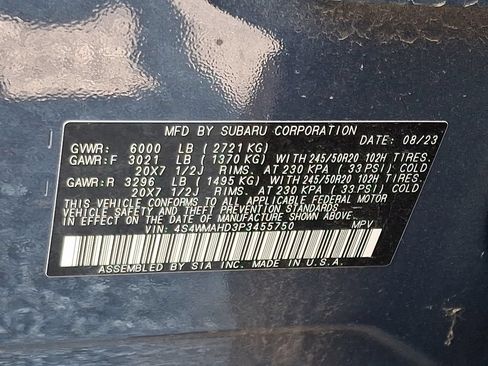 Used 2023 Subaru Ascent Onyx Edition AWD/4WD image 27