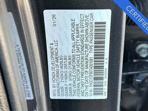 Certified 2026 Honda Accord Touring image 34