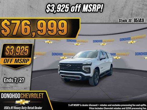 New 2026 Chevrolet Suburban Z71 w/ Comfort Package AWD/4WD image 1