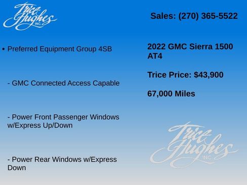 Used 2022 GMC Sierra 1500 AT4 w/ AT4 Preferred Package AWD/4WD image 3