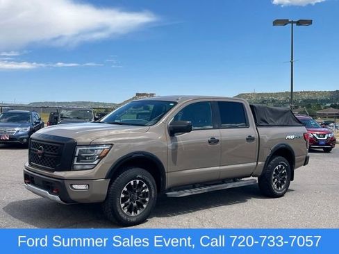 Used 2021 Nissan Titan PRO-4X w/ Off Road Protection Package AWD/4WD image 1
