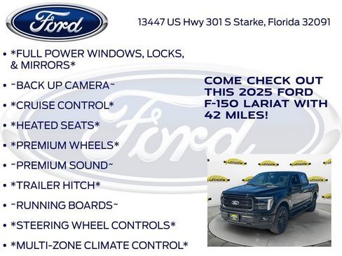 New 2025 Ford F150 Lariat w/ Equipment Group 501A Mid image 10
