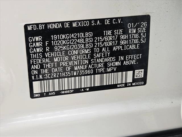 Used 2026 Honda HR-V LX image 20