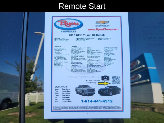 Used 2016 GMC Yukon XL Denali w/ Open Road Package AWD/4WD image 13