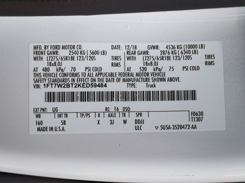 Used 2019 Ford F250 Lariat w/ Lariat Ultimate Package image 37