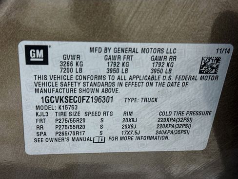 Used 2015 Chevrolet Silverado 1500 LTZ image 23