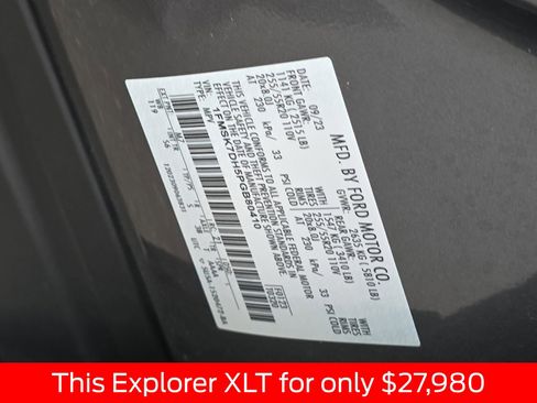 Used 2023 Ford Explorer XLT w/ Equipment Group 202A image 45