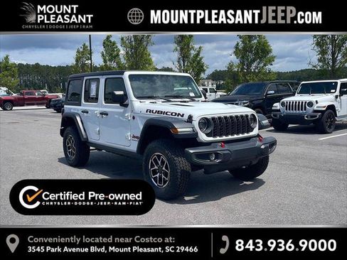 Certified 2025 Jeep Wrangler Unlimited Rubicon AWD/4WD image 1