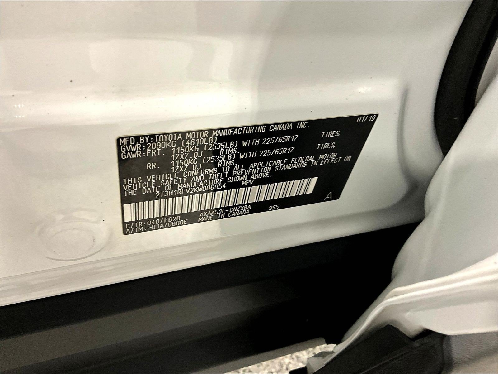 Used 2019 Toyota RAV4 LE w/ All Weather Liner Package FWD image 19