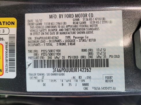 Used 2018 Ford Fusion S image 33