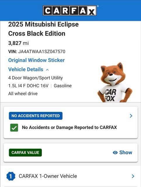 Used 2025 Mitsubishi Eclipse Cross AWD image 4