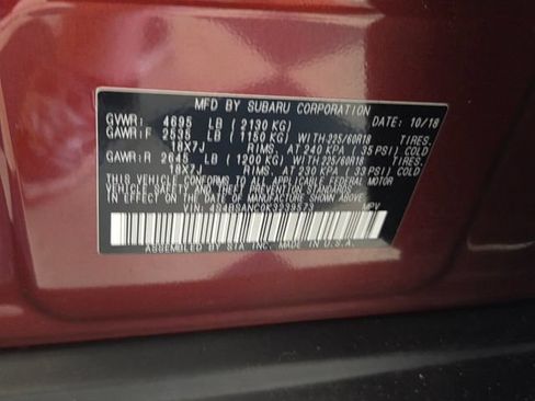 Used 2019 Subaru Outback 2.5i Limited w/ Popular Package #2 AWD/4WD image 17