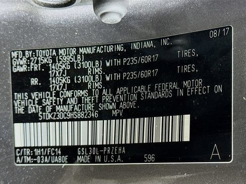 Certified 2017 Toyota Sienna LE FWD image 16