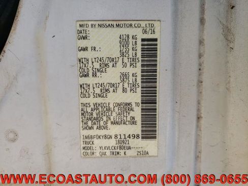 Used 2016 Nissan NV 2500 S w/ Power Package image 10