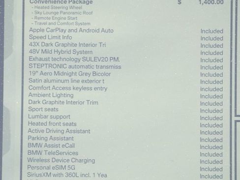 Used 2025 BMW X3 xDrive30i w/ Convenience Package image 8