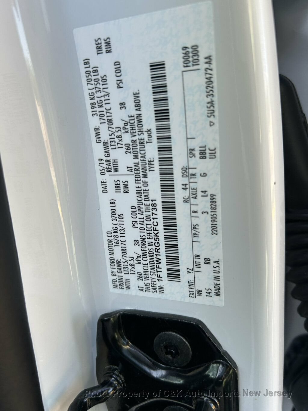 Used 2019 Ford F150 Raptor w/ Equipment Group 802A Luxury AWD/4WD image 68