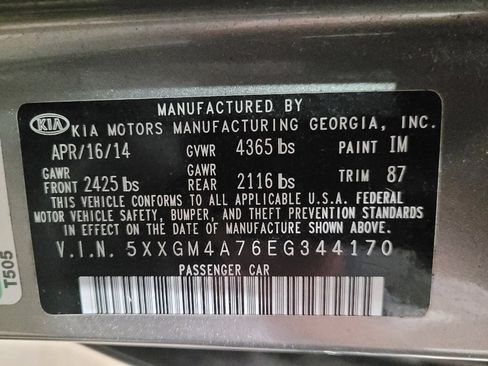 Used 2014 Kia Optima LX FWD image 33