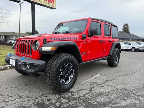 Used 2023 Jeep Wrangler Unlimited Rubicon 4xe image 1