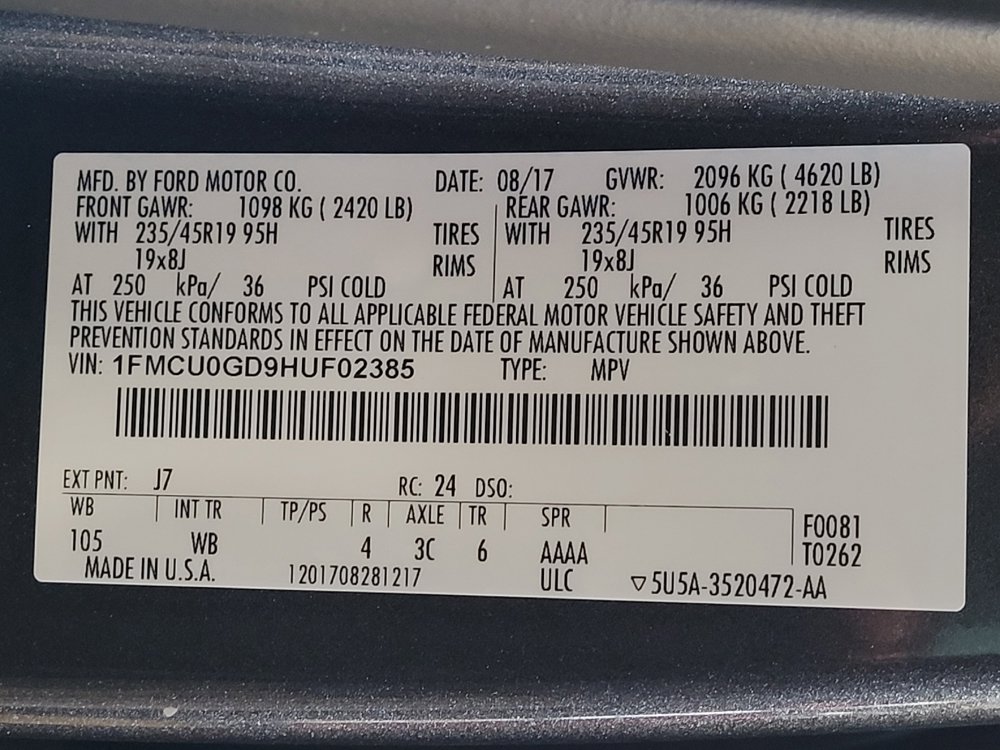 Used 2017 Ford Escape SE w/ SE Sport Appearance Package FWD image 33